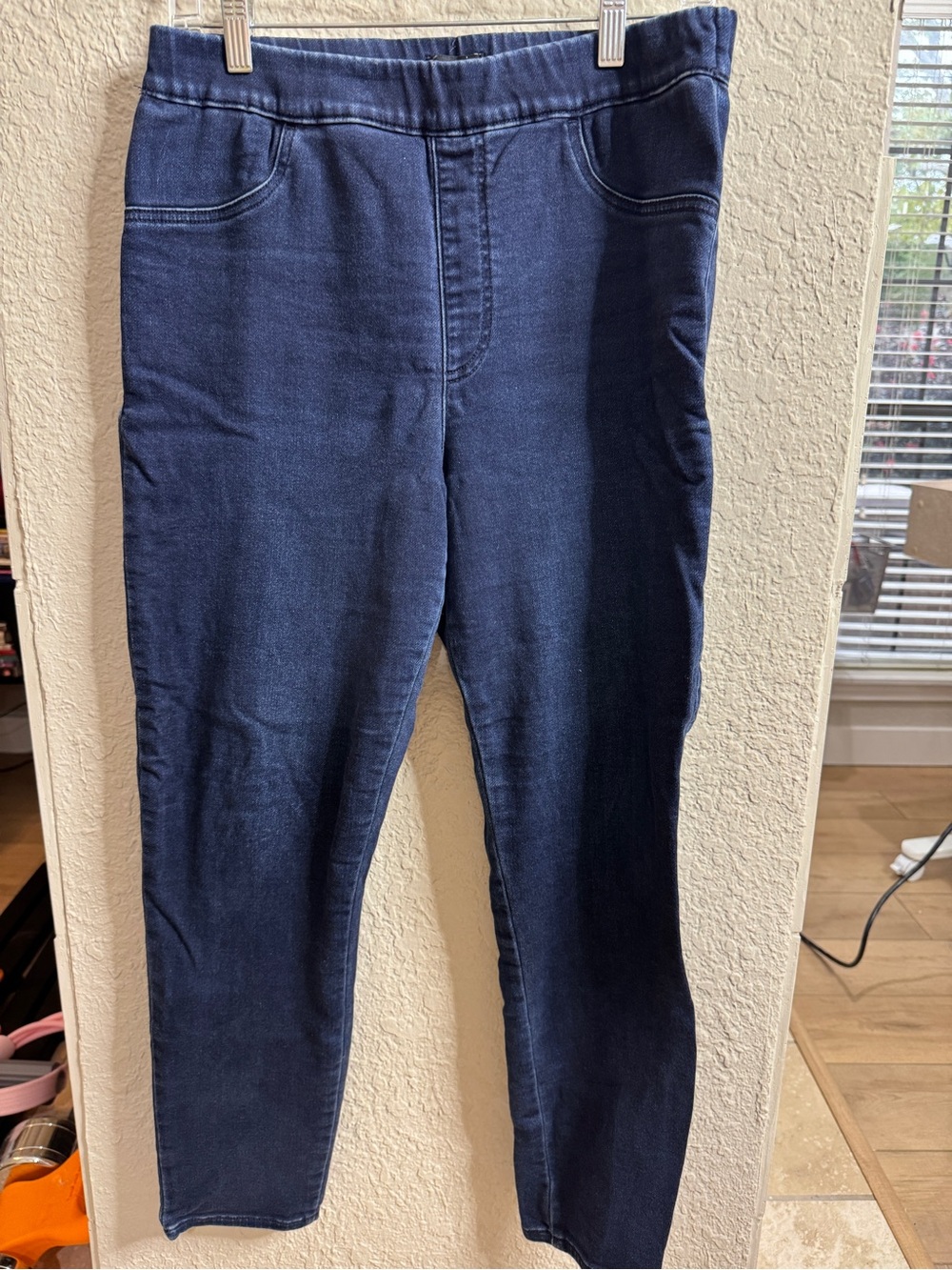 Women’s Stretch Jeggings - Dark Blue skinny high rise